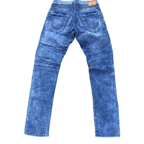 True Religion Jeans Size 29 GENO Relaxed Slim Blue - Picture 3 of 10